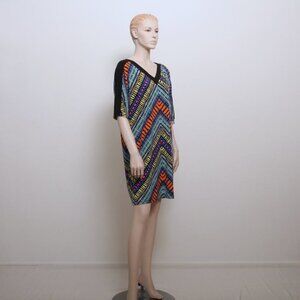 NWT London Times Multicolor Pattern Mini Dress